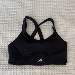 Adidas Black Cross-Back Sports Bra | 36CD